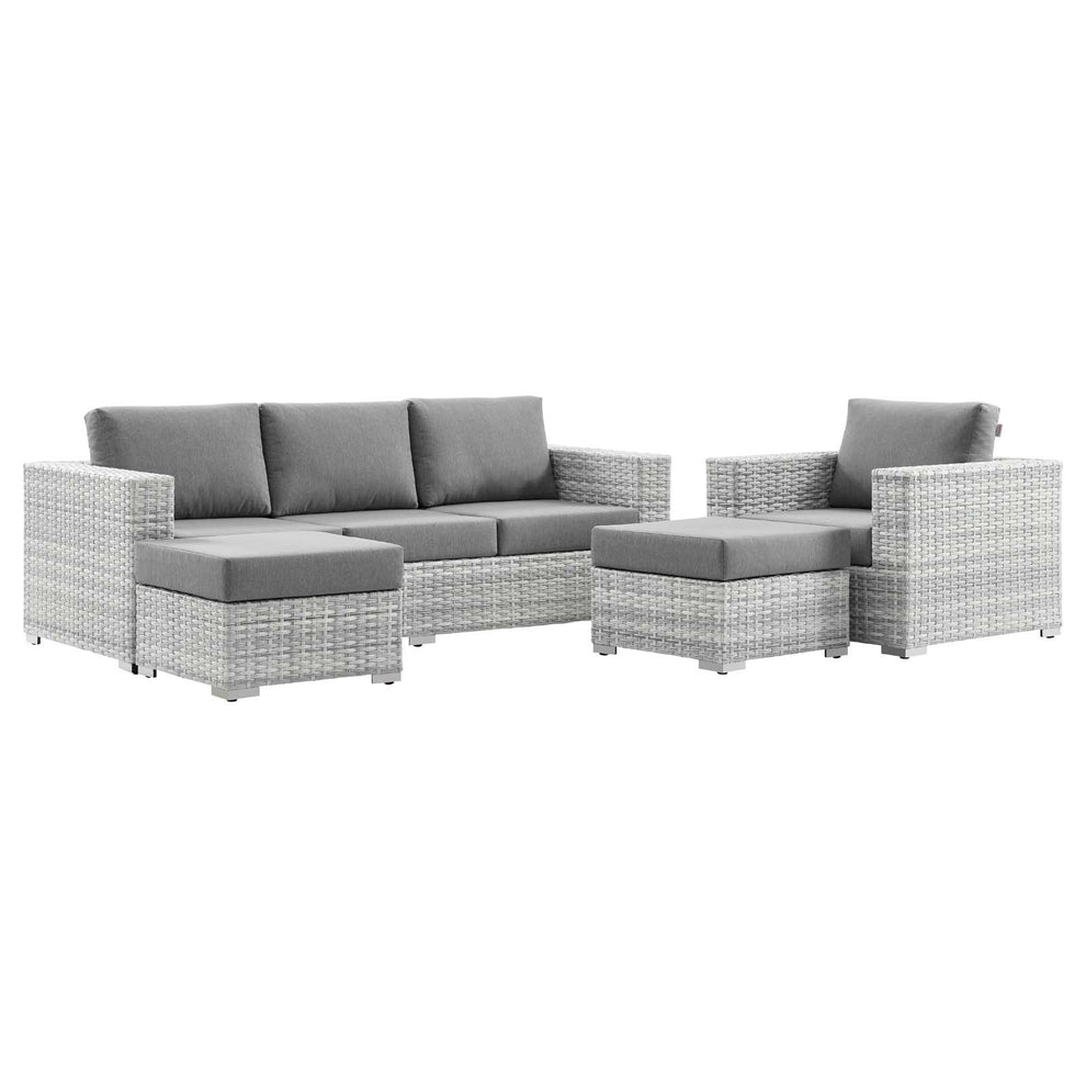 Modway Convene 4-Piece Outdoor Patio Set - EEI-5451 | Outdoor Sofas, Loveseats & Sectionals | Modishstore - 6