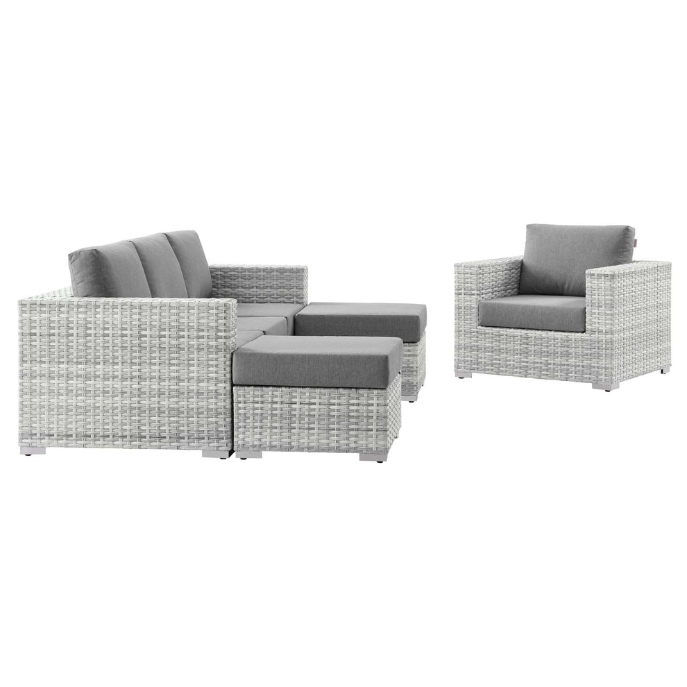 Modway Convene 4-Piece Outdoor Patio Set - EEI-5451 | Outdoor Sofas, Loveseats & Sectionals | Modishstore - 7