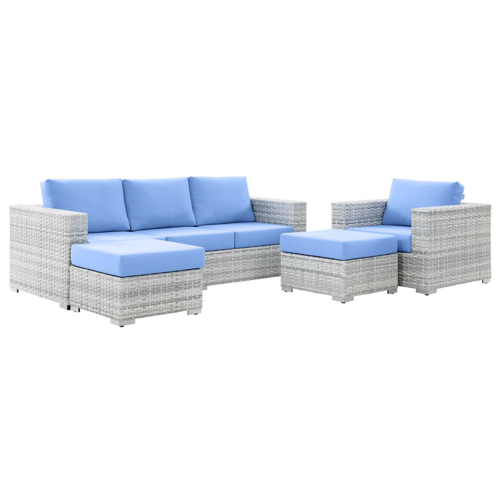 Modway Convene 4-Piece Outdoor Patio Set - EEI-5451 | Outdoor Sofas, Loveseats & Sectionals | Modishstore - 10