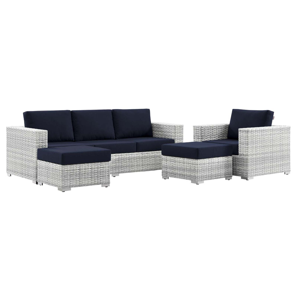 Modway Convene 4-Piece Outdoor Patio Set - EEI-5451 | Outdoor Sofas, Loveseats & Sectionals | Modishstore - 14