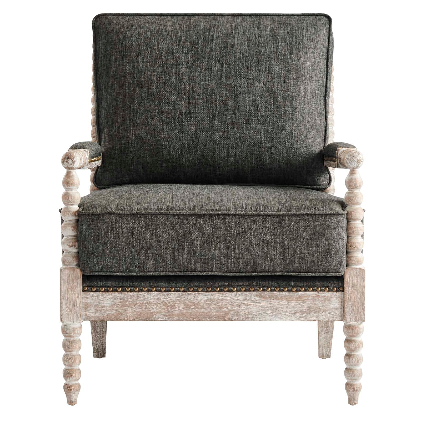 Revel Fabric Upholstered Upholstered Fabric Armchair By Modway - EEI-5452-NAT-BEI | Armchairs |  Modishstore - 14