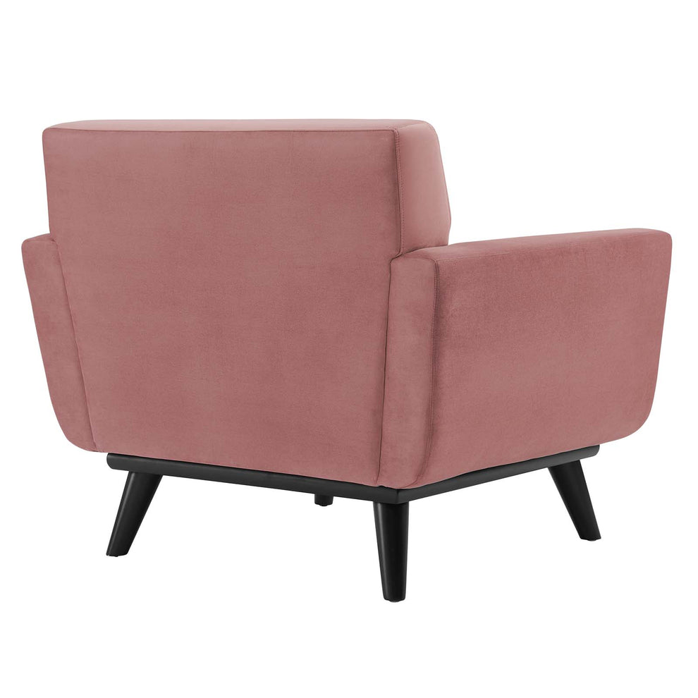 Modway Engage Channel Tufted Performance Velvet Armchair - EEI-5457 | Armchairs | Modishstore - 5