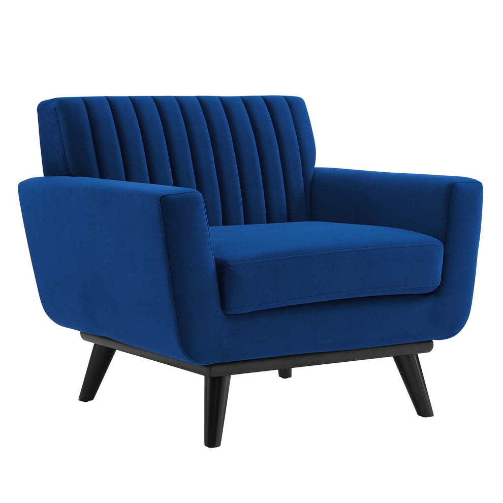 Modway Engage Channel Tufted Performance Velvet Armchair - EEI-5457 | Armchairs | Modishstore - 15