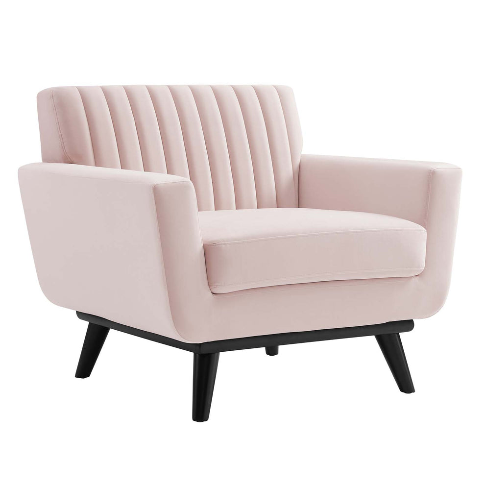 Modway Engage Channel Tufted Performance Velvet Armchair - EEI-5457 | Armchairs | Modishstore - 18