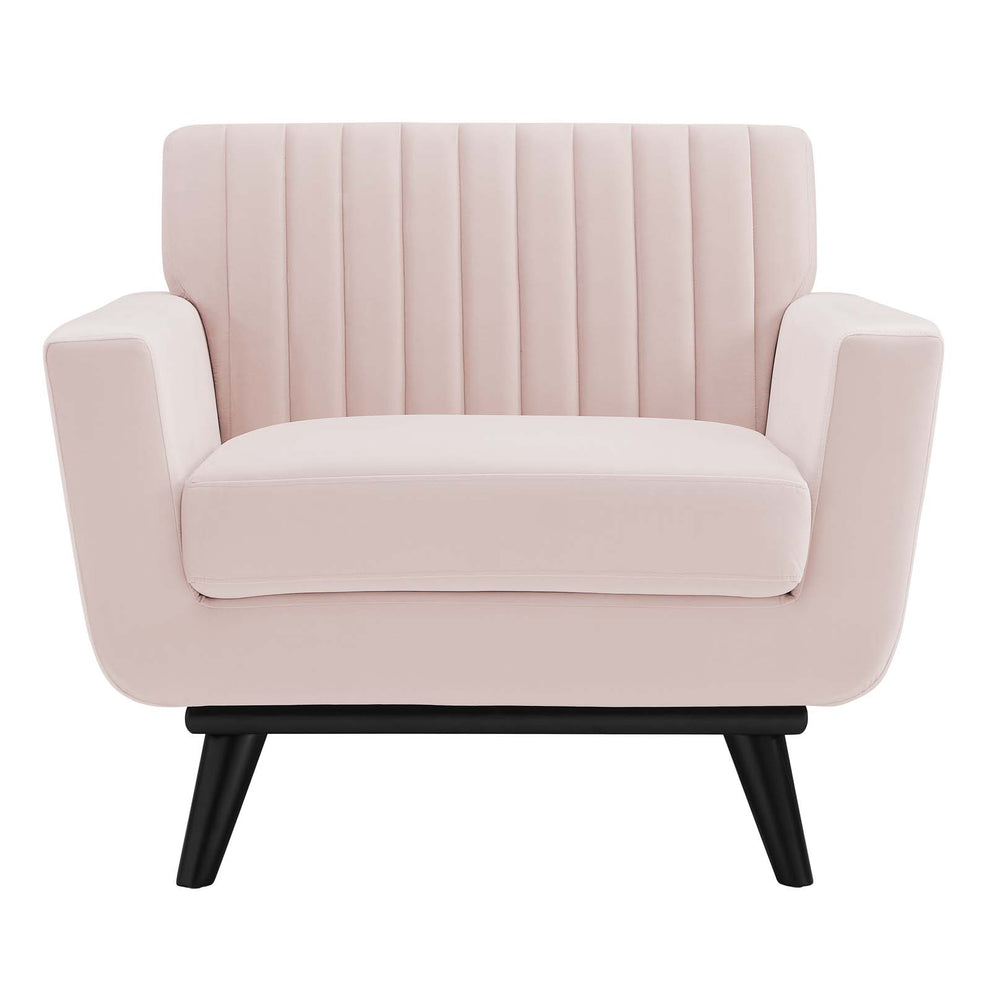 Modway Engage Channel Tufted Performance Velvet Armchair - EEI-5457 | Armchairs | Modishstore - 19