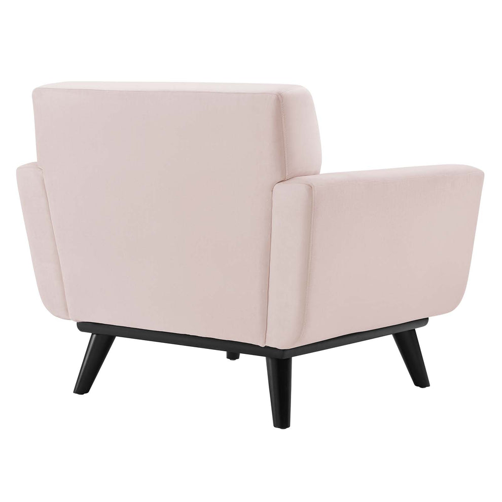 Modway Engage Channel Tufted Performance Velvet Armchair - EEI-5457 | Armchairs | Modishstore - 20