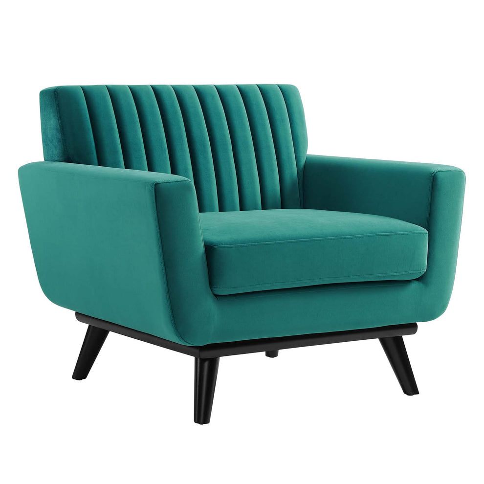 Modway Engage Channel Tufted Performance Velvet Armchair - EEI-5457 | Armchairs | Modishstore - 22