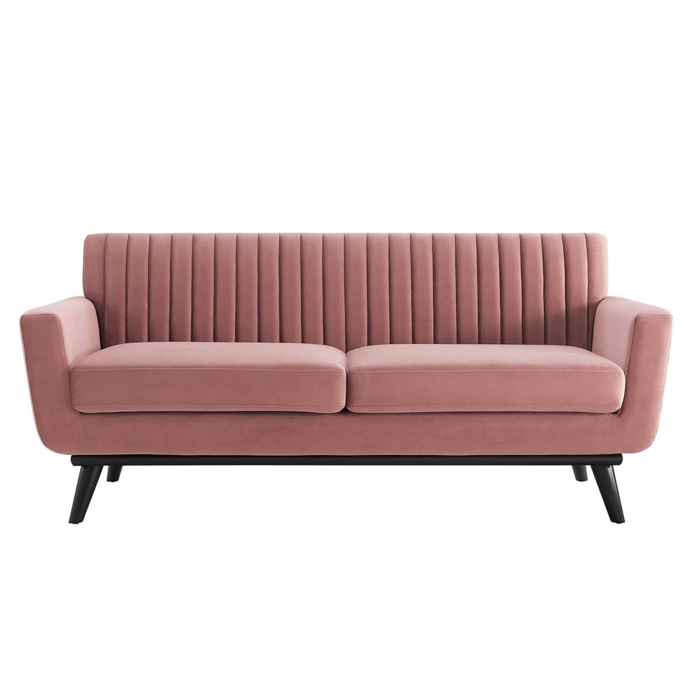 Modway Engage Channel Tufted Performance Velvet Loveseat - EEI-5458 | Loveseats | Modishstore - 2