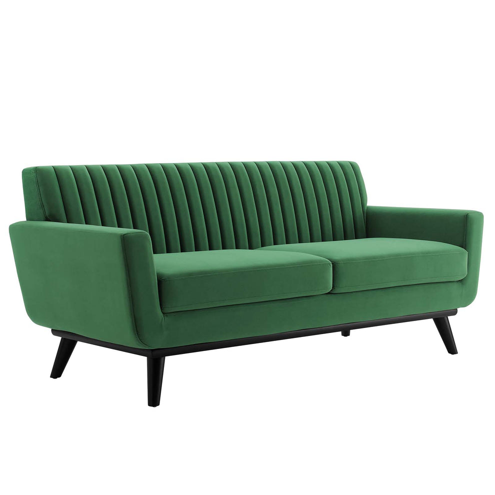 Modway Engage Channel Tufted Performance Velvet Loveseat - EEI-5458 | Loveseats | Modishstore - 4