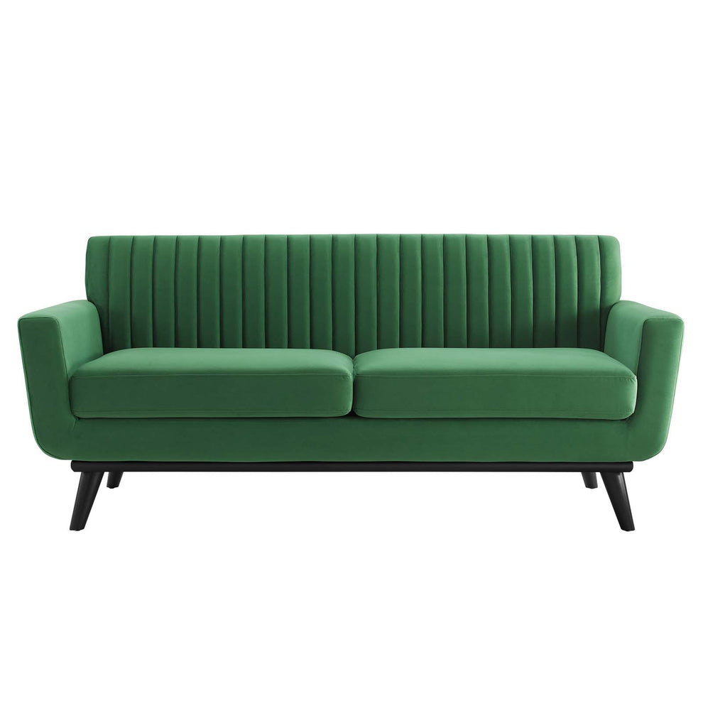 Modway Engage Channel Tufted Performance Velvet Loveseat - EEI-5458 | Loveseats | Modishstore - 5