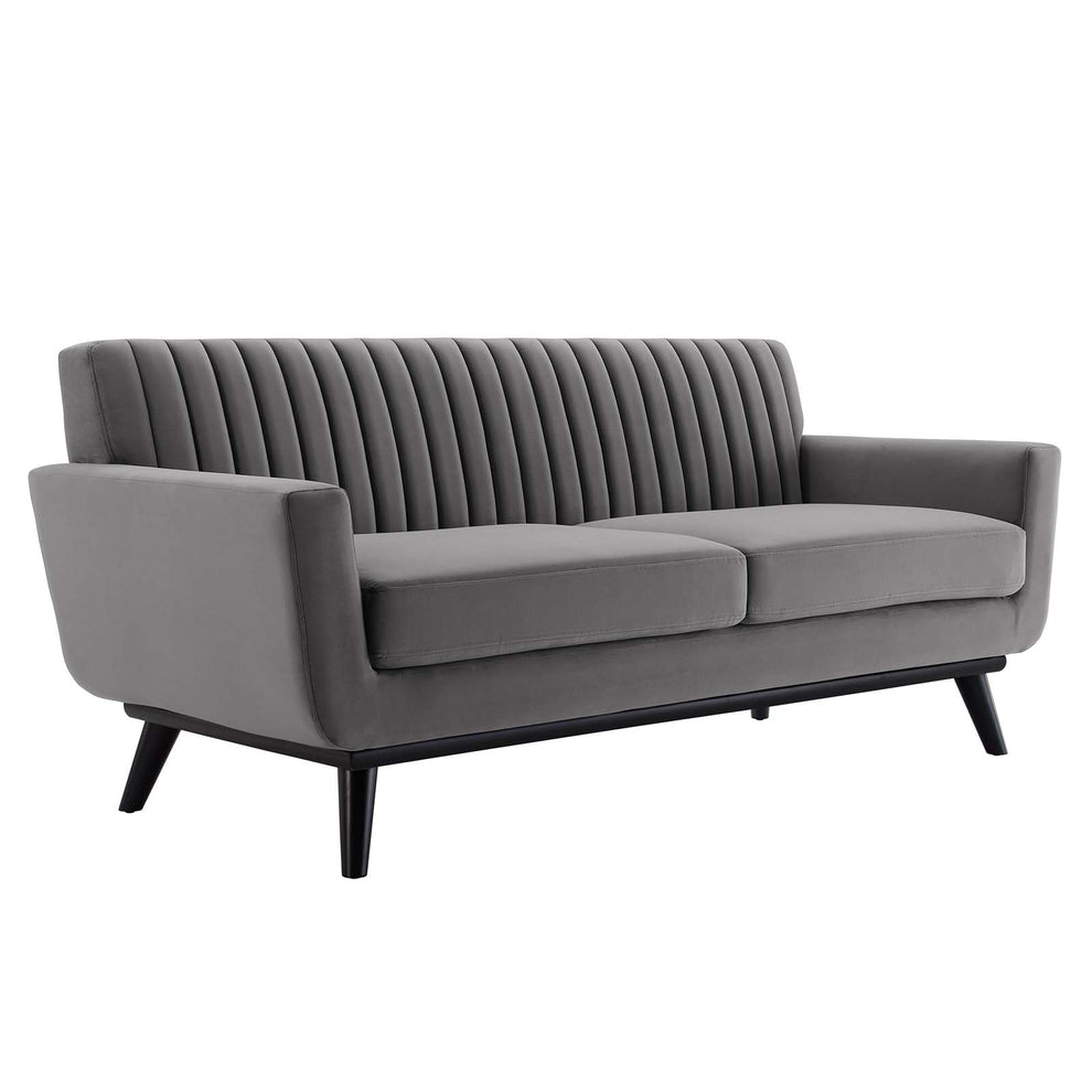 Modway Engage Channel Tufted Performance Velvet Loveseat - EEI-5458 | Loveseats | Modishstore - 7