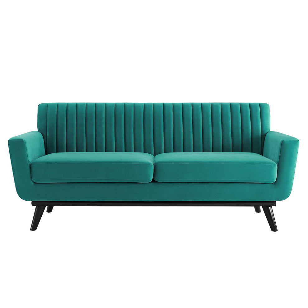 Modway Engage Channel Tufted Performance Velvet Loveseat - EEI-5458 | Loveseats | Modishstore - 17