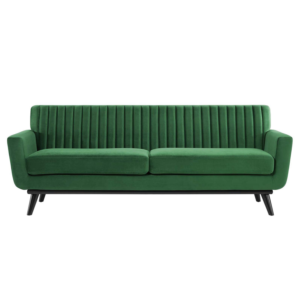 Modway Engage Channel Tufted Performance Velvet Sofa - EEI-5459 | Sofas | Modishstore - 7
