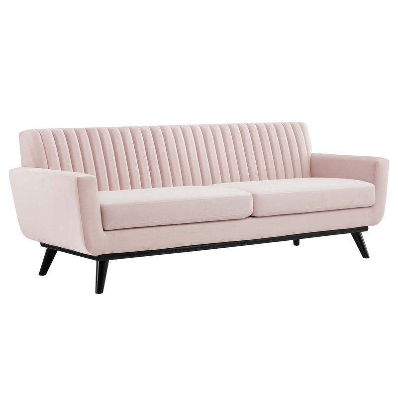 Modway Engage Channel Tufted Performance Velvet Sofa - EEI-5459 | Sofas | Modishstore - 18