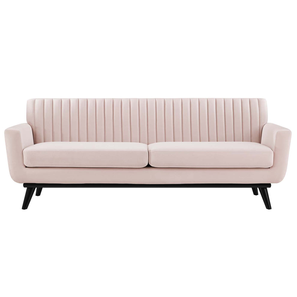 Modway Engage Channel Tufted Performance Velvet Sofa - EEI-5459 | Sofas | Modishstore - 19