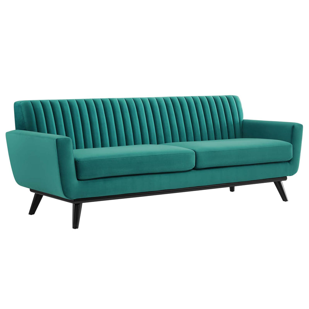 Modway Engage Channel Tufted Performance Velvet Sofa - EEI-5459 | Sofas | Modishstore - 22