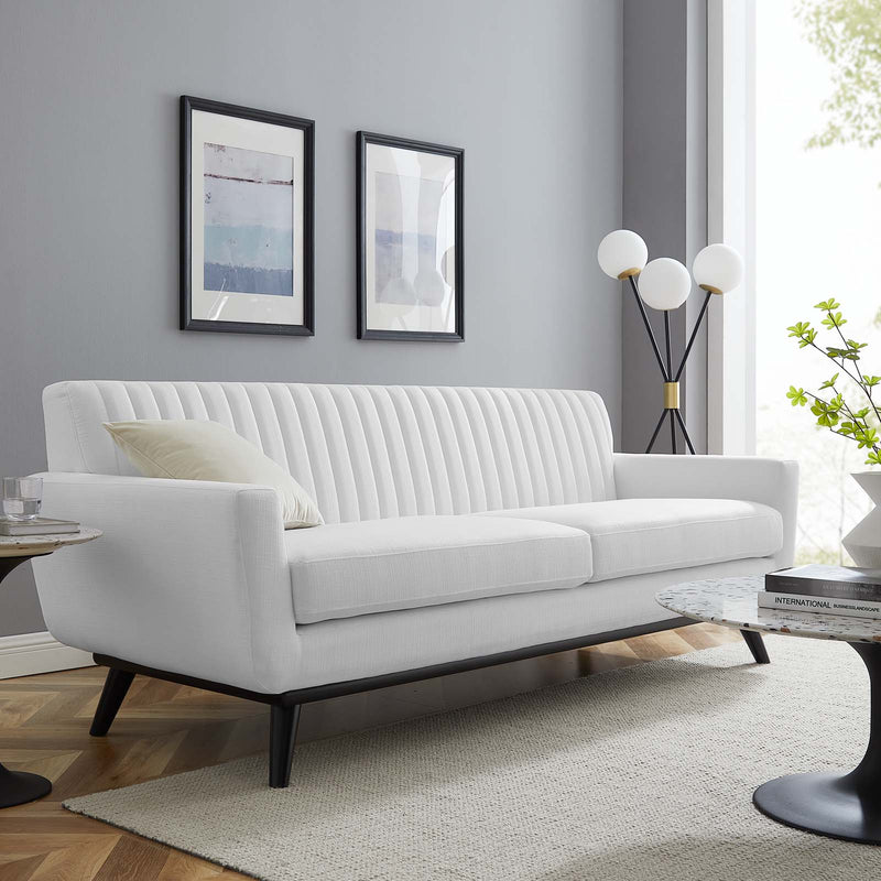 Modway Engage Channel Tufted Fabric Sofa | Sofas | Modishstore