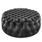 Amour Tufted Button Large Round Performance Velvet Ottoman By Modway - EEI-5469 | Ottomans | Modishstore - 2