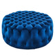Amour Tufted Button Large Round Performance Velvet Ottoman By Modway - EEI-5469 | Ottomans | Modishstore - 43
