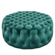 Amour Tufted Button Large Round Performance Velvet Ottoman By Modway - EEI-5469 | Ottomans | Modishstore - 67