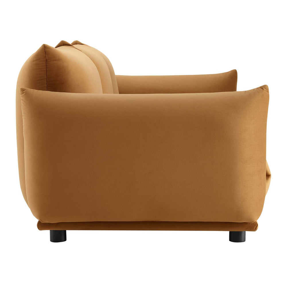 Modway Copious Performance Velvet Sofa - EEI-5470 | Sofas | Modishstore - 3