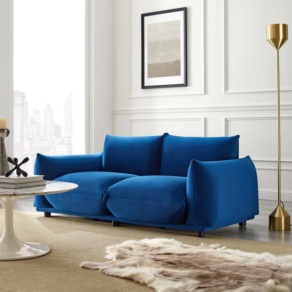 Modway Copious Performance Velvet Loveseat - EEI-5471 | Loveseats | Modishstore - 13