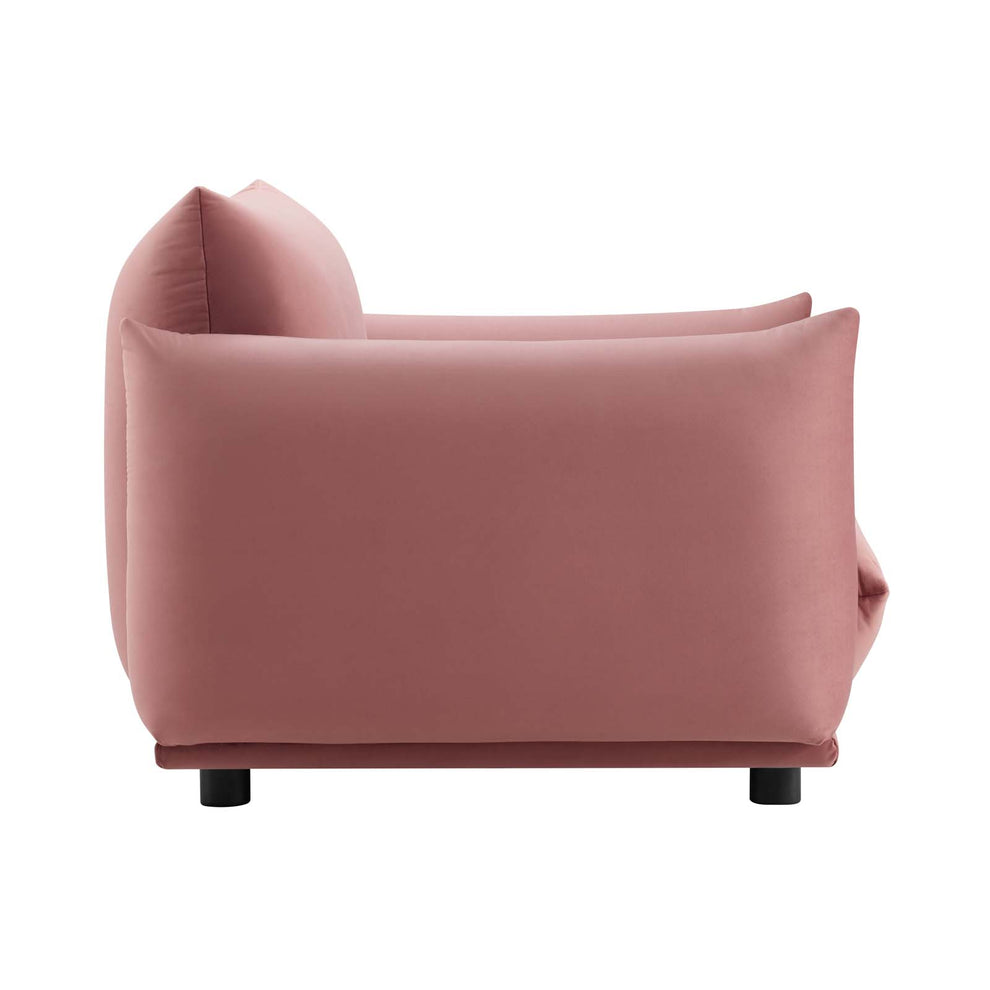 Modway Copious Performance Velvet Armchair - EEI-5472 | Armchairs | Modishstore - 7