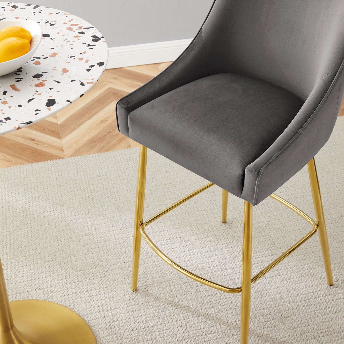 Discern Performance Velvet Bar Stool By Modway - EEI-5473 | Bar Stools | Modishstore - 15