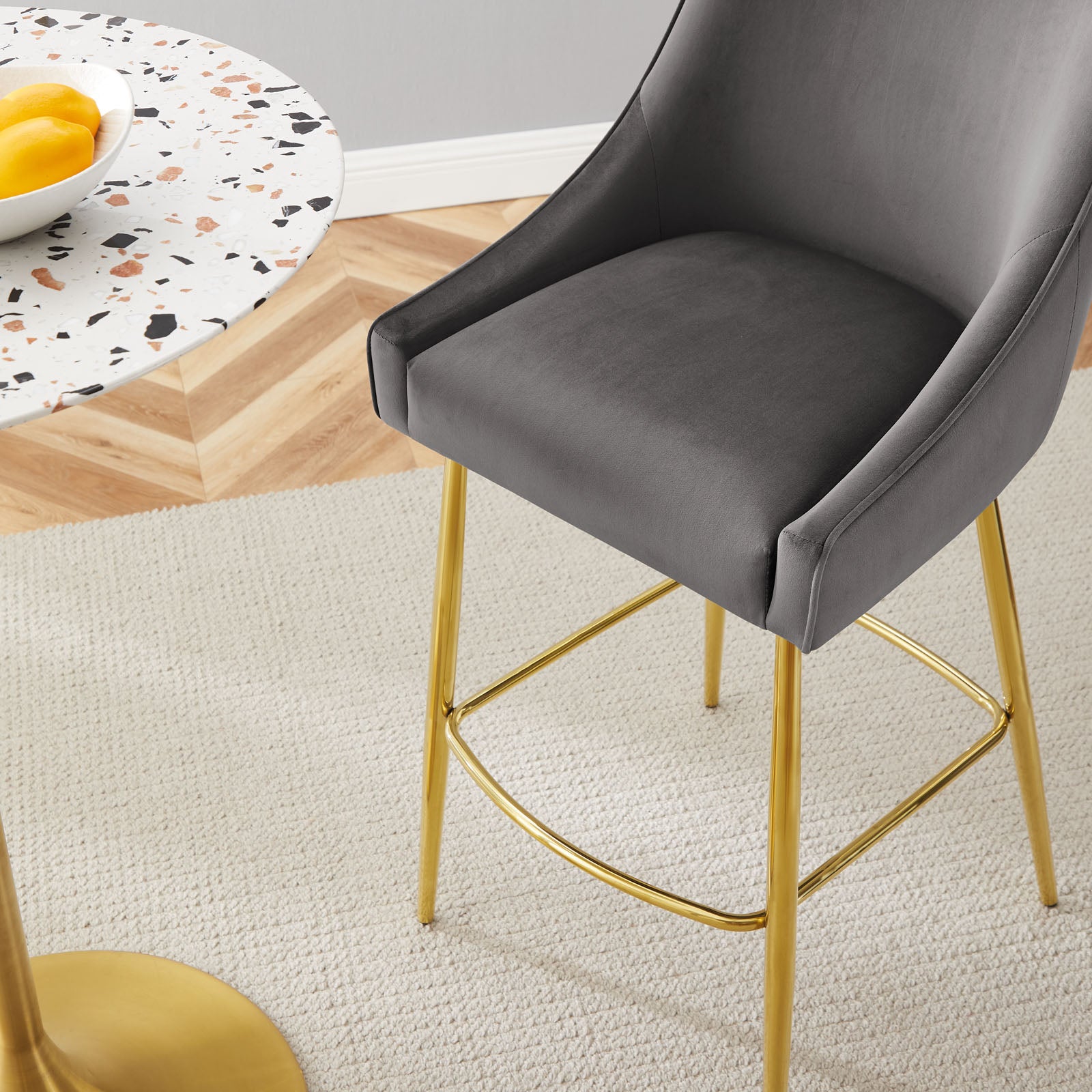 Discern Performance Velvet Bar Stool By Modway - EEI-5473 | Bar Stools | Modishstore - 15