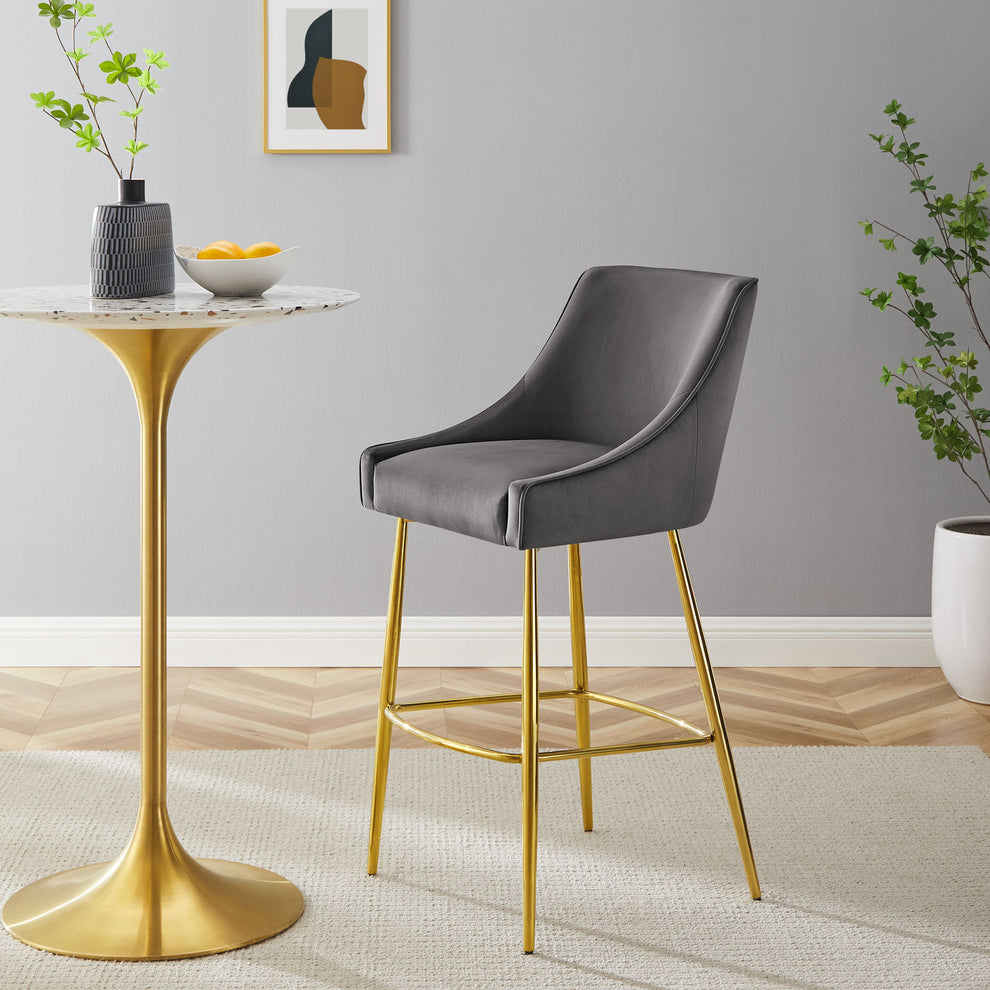 Discern Performance Velvet Bar Stool By Modway - EEI-5473 | Bar Stools | Modishstore - 16