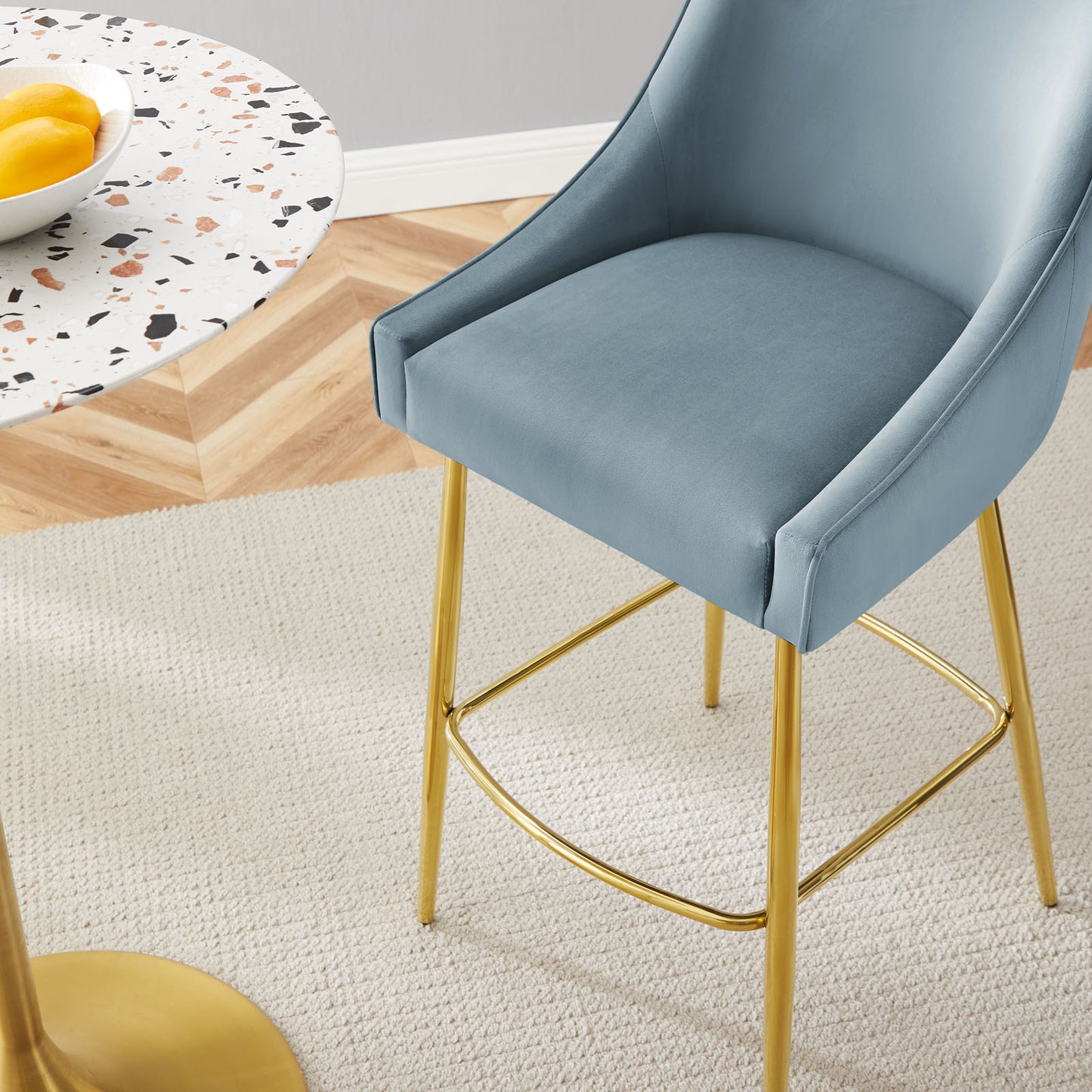 Discern Performance Velvet Bar Stool By Modway - EEI-5473 | Bar Stools | Modishstore - 23