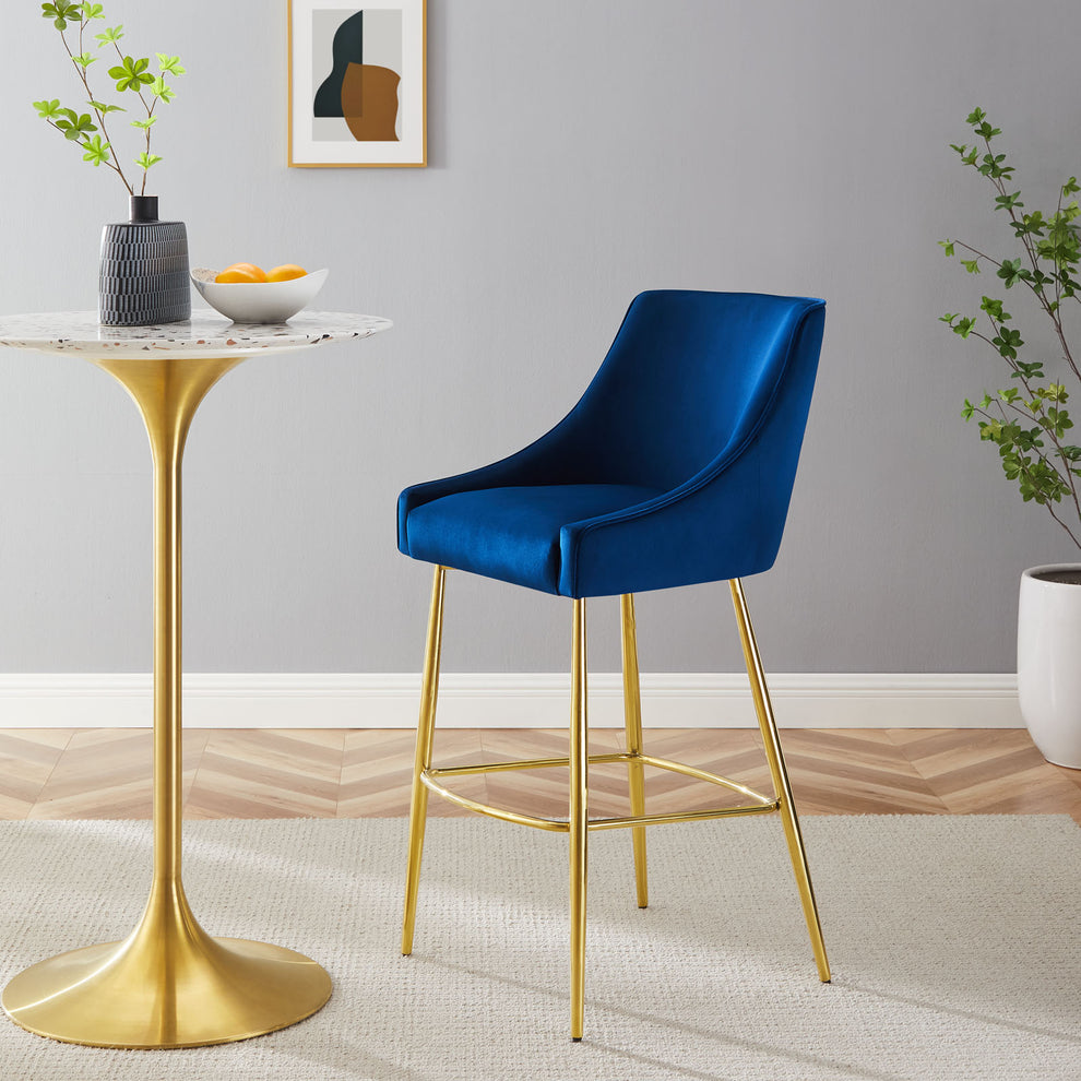 Discern Performance Velvet Bar Stool By Modway - EEI-5473 | Bar Stools | Modishstore - 32