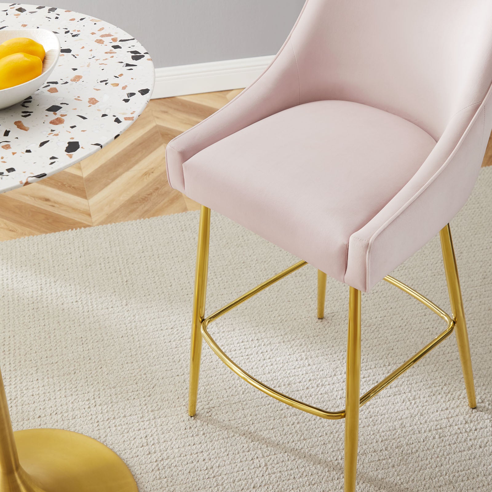 Discern Performance Velvet Bar Stool By Modway - EEI-5473 | Bar Stools | Modishstore - 39