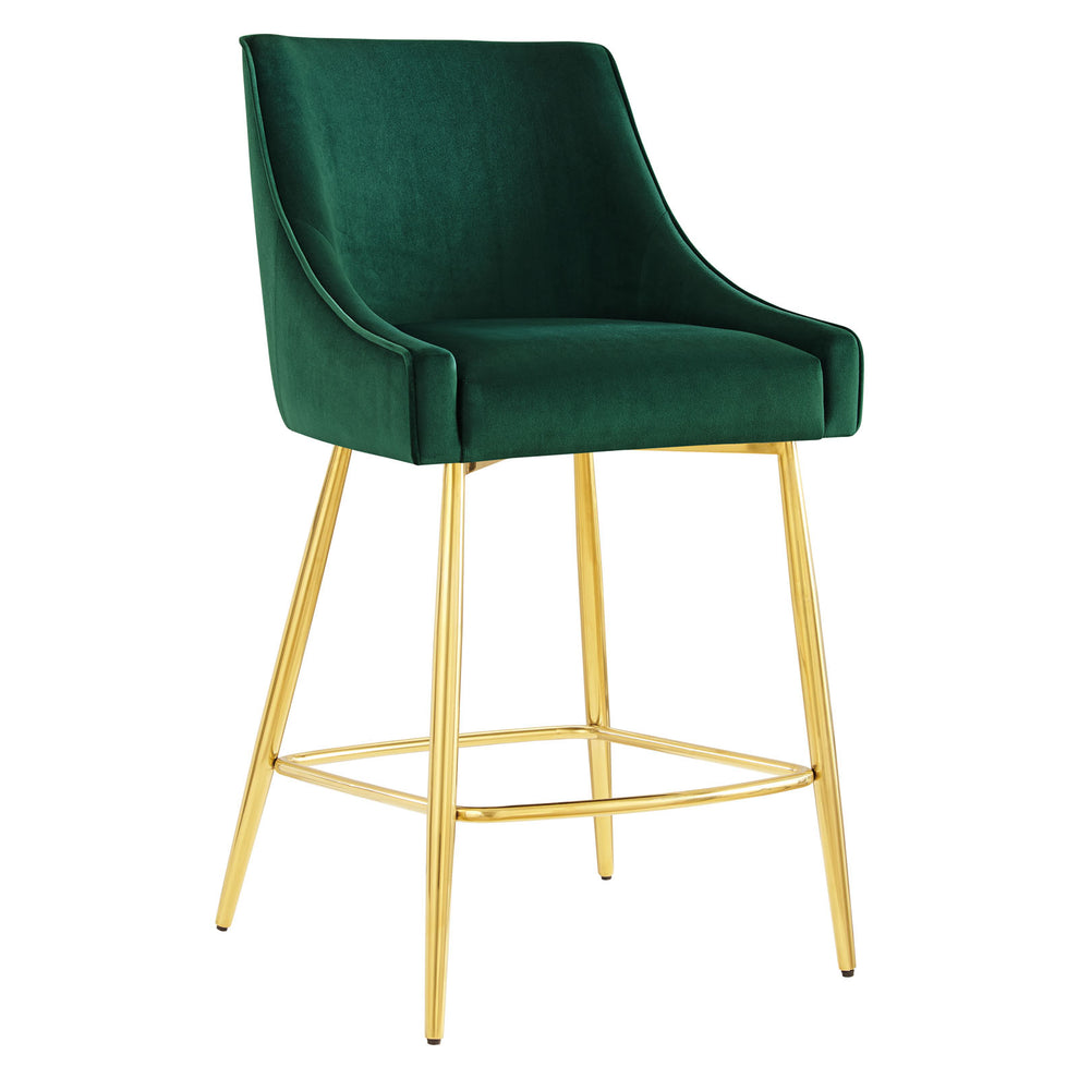 Discern Performance Velvet Counter Stool By Modway - EEI-5474 | Bar Stools | Modishstore - 2