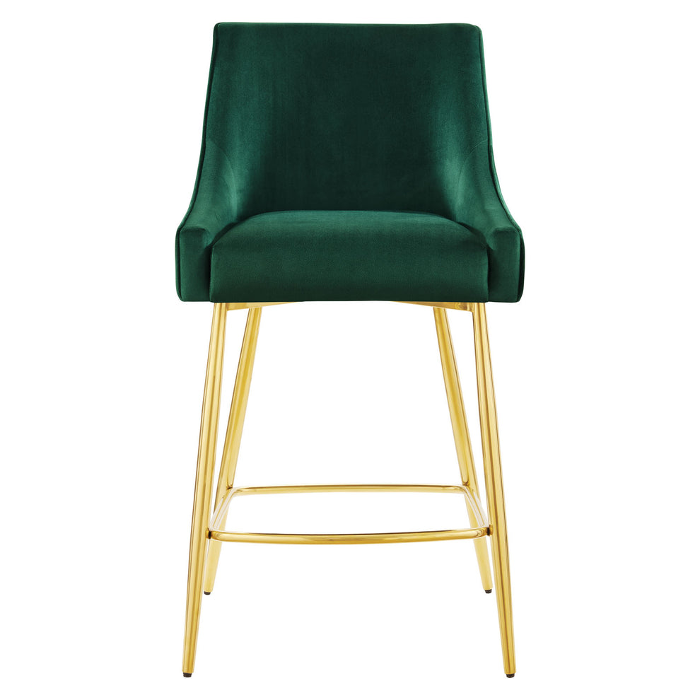 Discern Performance Velvet Counter Stool By Modway - EEI-5474 | Bar Stools | Modishstore - 3
