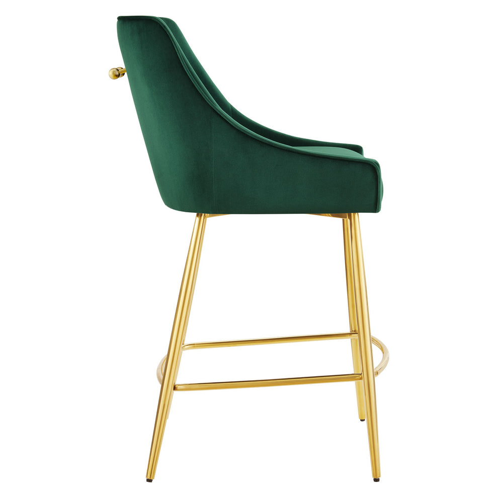 Discern Performance Velvet Counter Stool By Modway - EEI-5474 | Bar Stools | Modishstore - 4