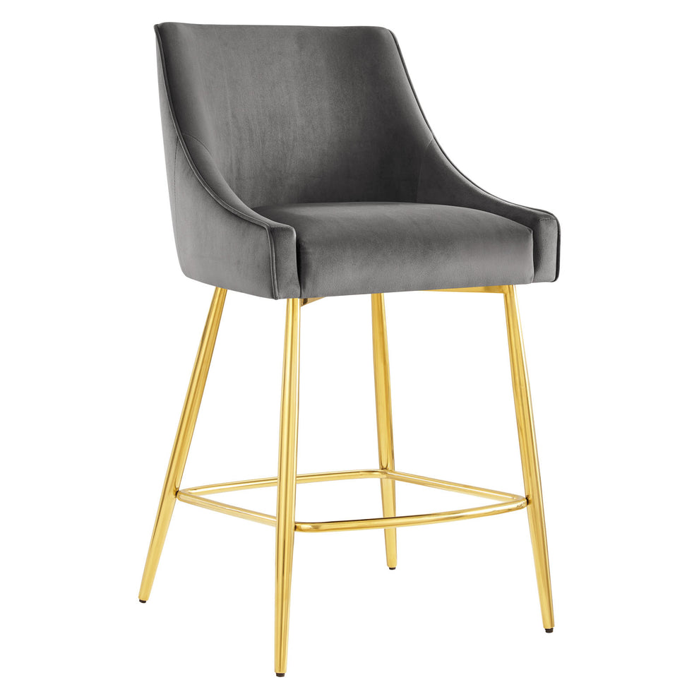 Discern Performance Velvet Counter Stool By Modway - EEI-5474 | Bar Stools | Modishstore - 9