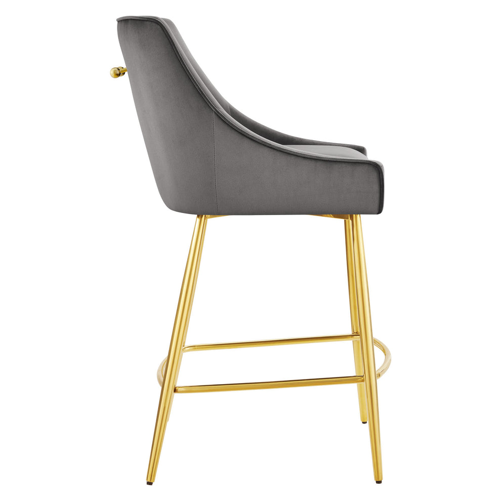 Discern Performance Velvet Counter Stool By Modway - EEI-5474 | Bar Stools | Modishstore - 11