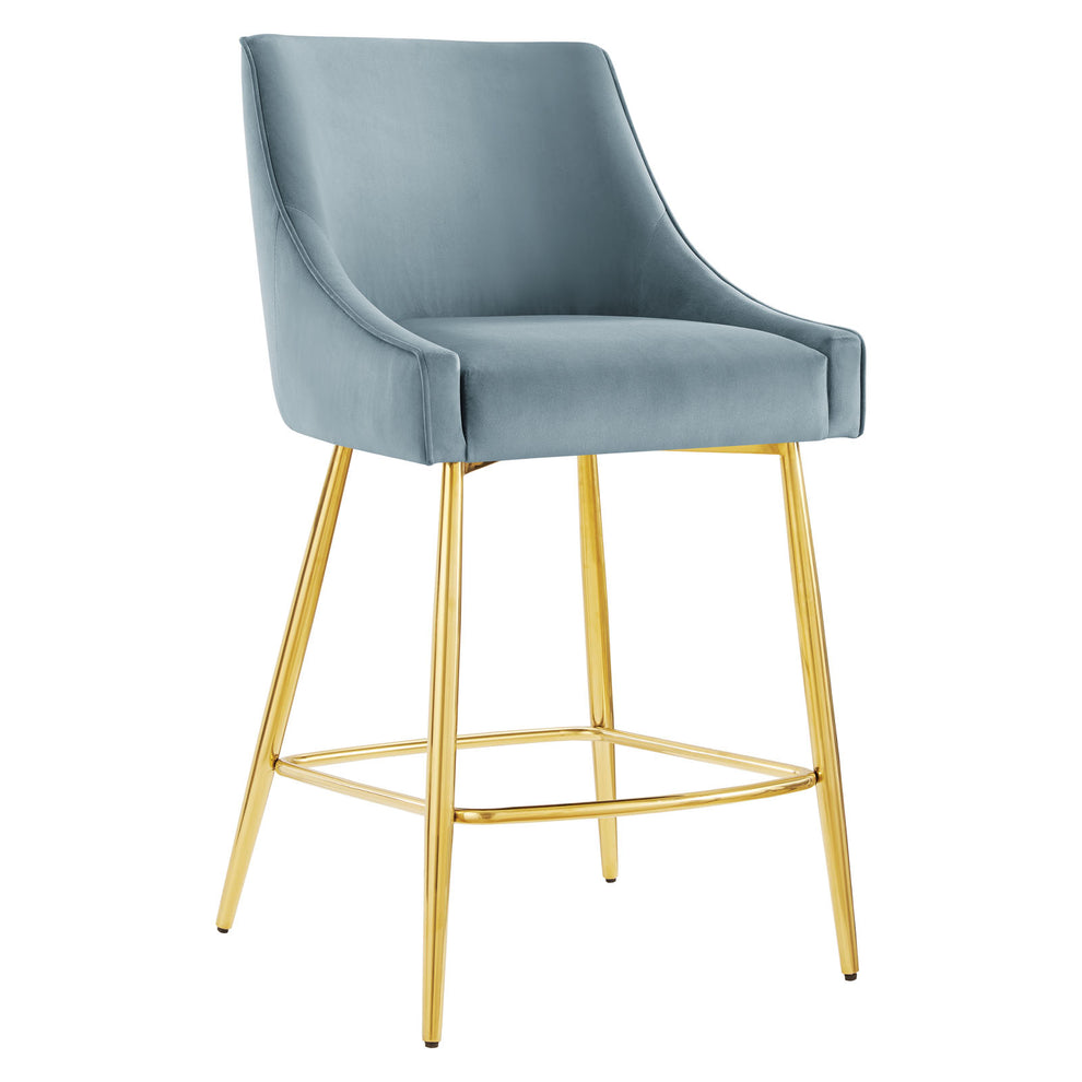 Discern Performance Velvet Counter Stool By Modway - EEI-5474 | Bar Stools | Modishstore - 17