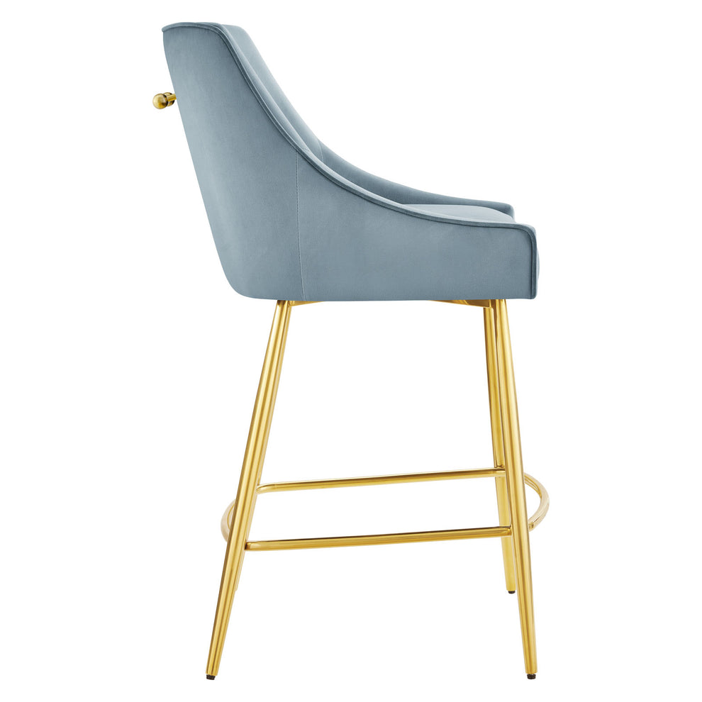 Discern Performance Velvet Counter Stool By Modway - EEI-5474 | Bar Stools | Modishstore - 19