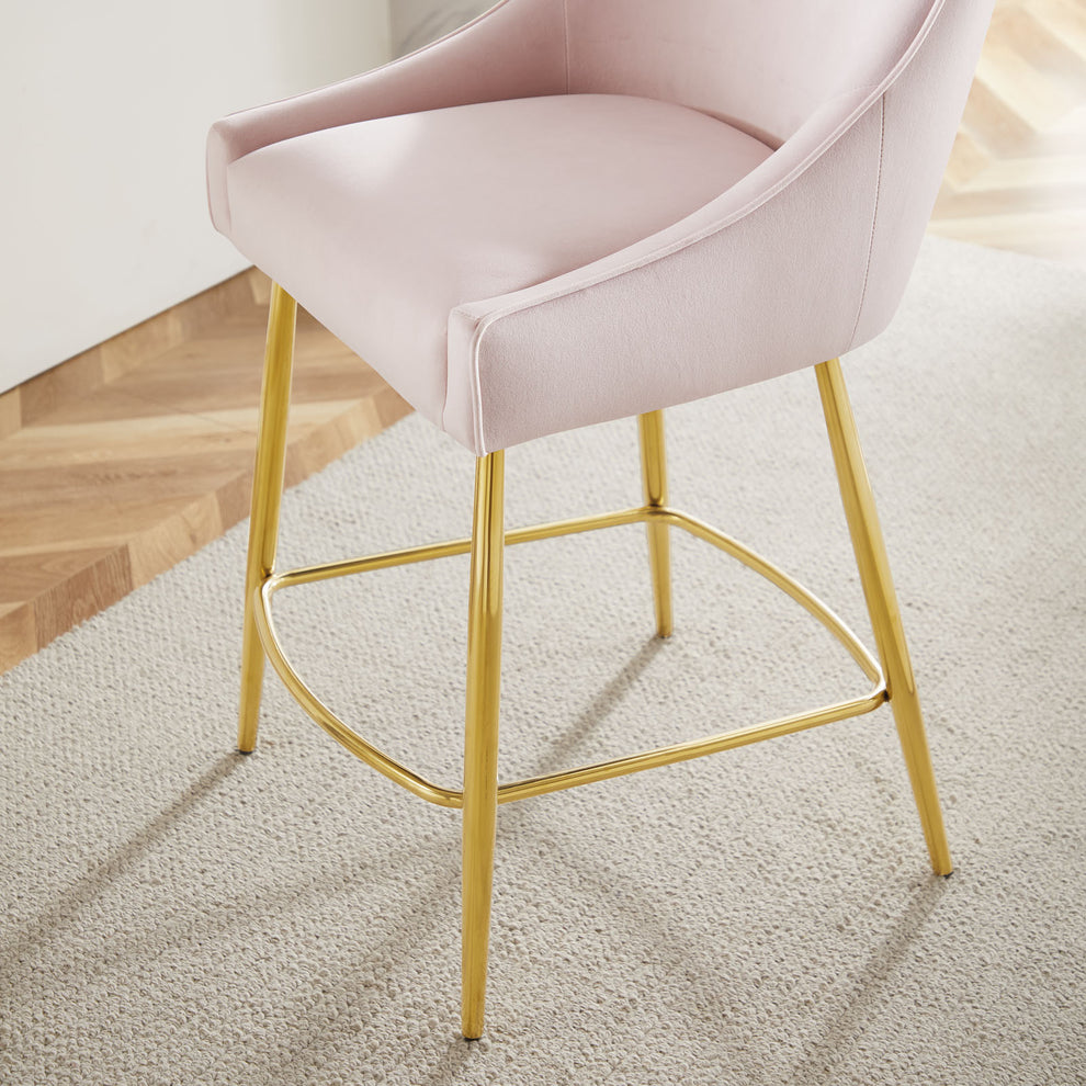 Discern Performance Velvet Counter Stool By Modway - EEI-5474 | Bar Stools | Modishstore - 39