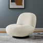 Kindred Boucle Upholstered Upholstered Fabric Swivel Chair By Modway - EEI-5486 | Lounge Chairs | Modishstore - 1