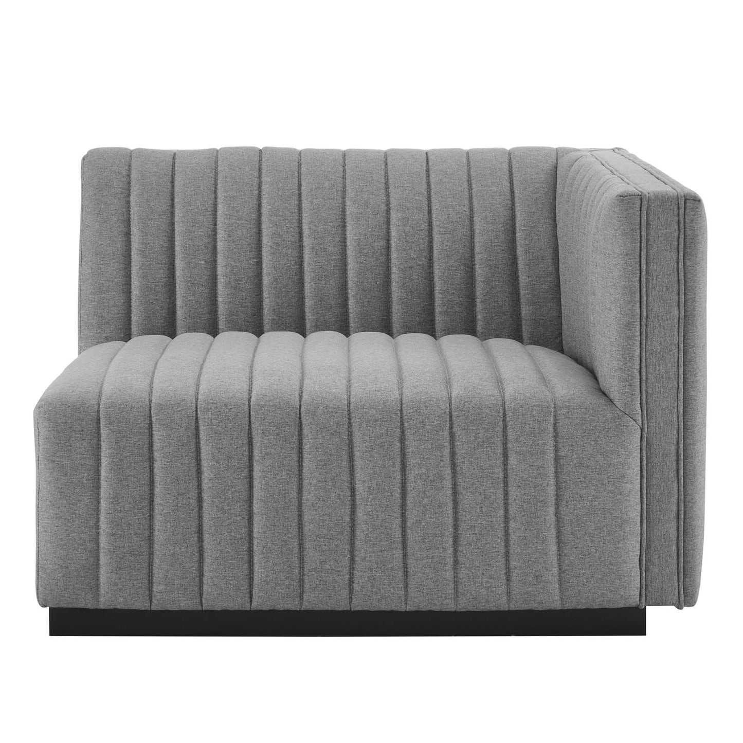 Conjure Channel Tufted Upholstered Fabric Right-Arm Chair By Modway - EEI-5493 | Armchairs | Modishstore - 9