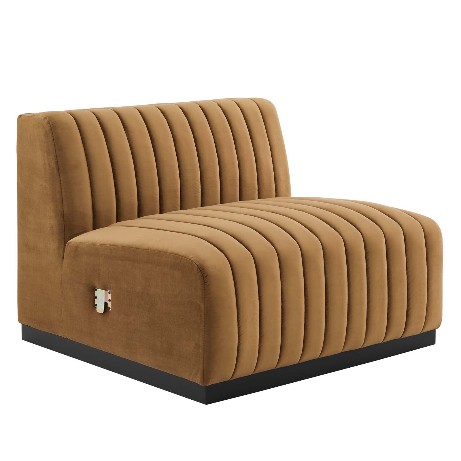 Conjure Channel Tufted Performance Velvet Armless Chair By Modway - EEI-5494 | Sofas | Modishstore - 2