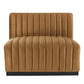 Conjure Channel Tufted Performance Velvet Armless Chair By Modway - EEI-5494 | Sofas | Modishstore - 4