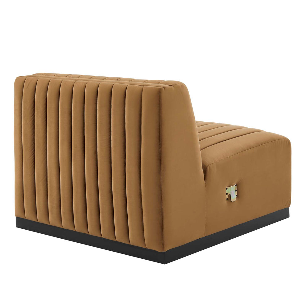 Conjure Channel Tufted Performance Velvet Armless Chair By Modway - EEI-5494 | Sofas | Modishstore - 5