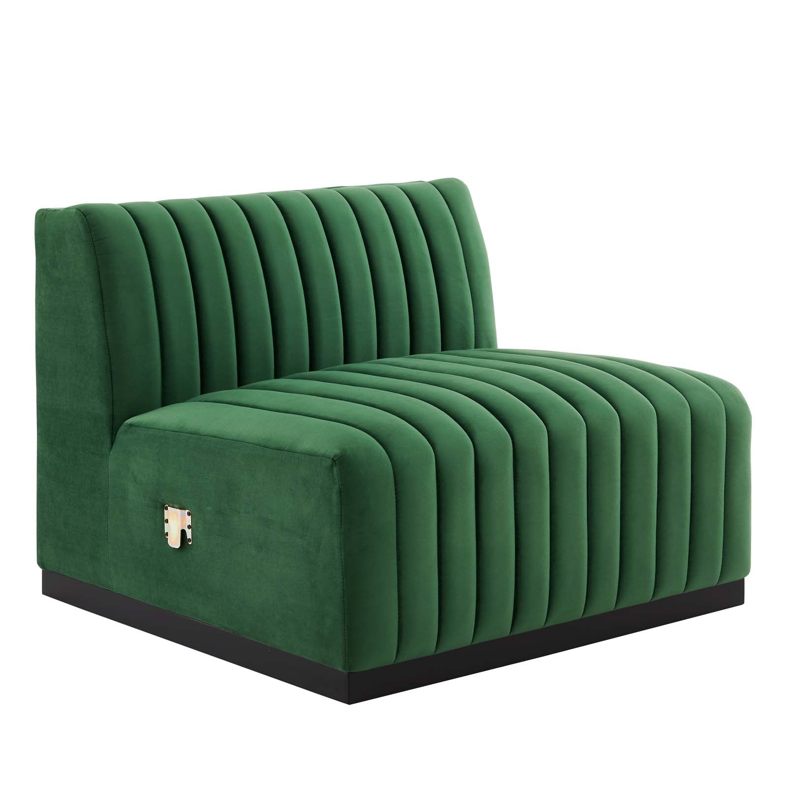 Conjure Channel Tufted Performance Velvet Armless Chair By Modway - EEI-5494 | Sofas | Modishstore - 7