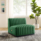 Conjure Channel Tufted Performance Velvet Armless Chair By Modway - EEI-5494 | Sofas | Modishstore - 13