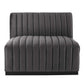 Conjure Channel Tufted Performance Velvet Armless Chair By Modway - EEI-5494 | Sofas | Modishstore - 17