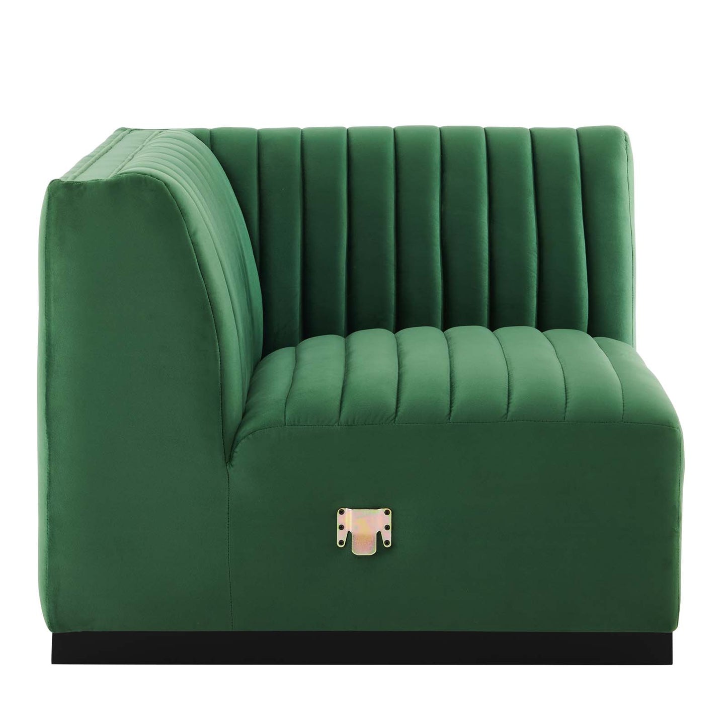 Conjure Channel Tufted Performance Velvet Right Corner Chair By Modway - EEI-5498 | Sofas | Modishstore - 8